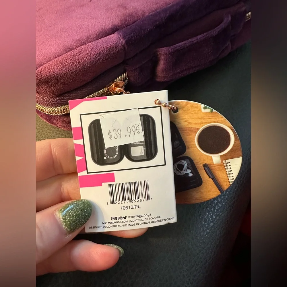 MY TAGALONGS Network Case, Purple Velour